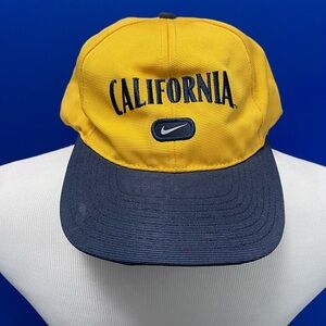 Nike California Yellow and Blue Cap Vintage 90’s